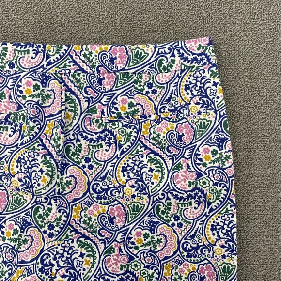 Boden Jacquard Paisley Print Casual Short Womens Size 12 High Rise Stretch Multi - Picture 5 of 10